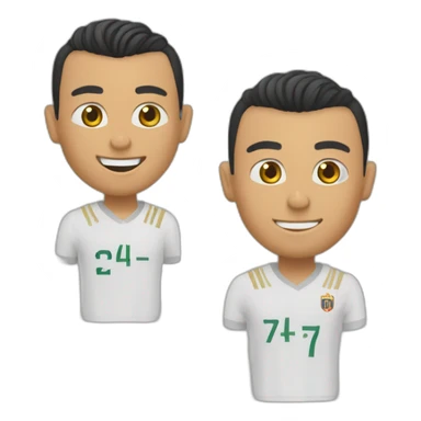 ronaldo sur le dos d'un dromadaire sticker