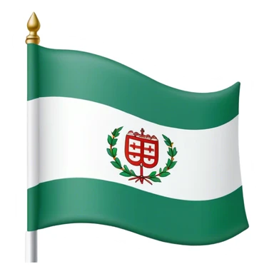bandera de andalucía estilo Whatsapp sticker