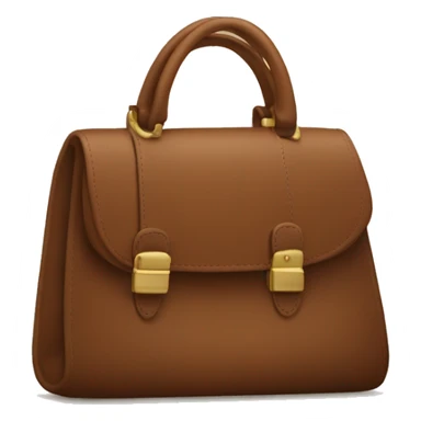 Brown handbag sticker