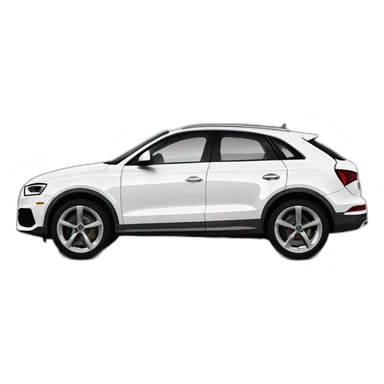 Audi q3 blanco sticker