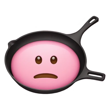 Pink skillet  sticker