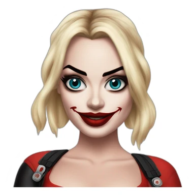 Harley quinn Margot Robbie sticker