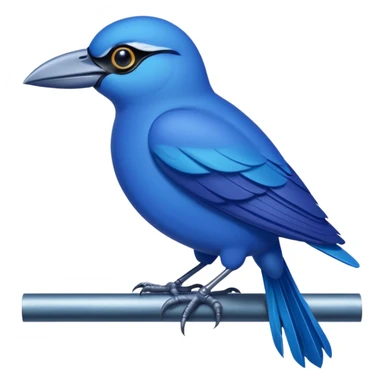 shpioniro golubiro, blue spy bird sticker