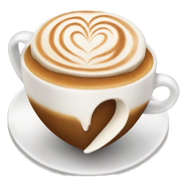 cappucino heart emoji sticker