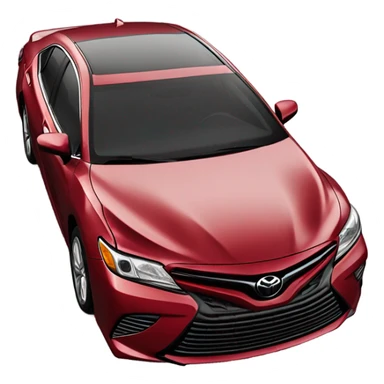 Red Toyota Camry sticker