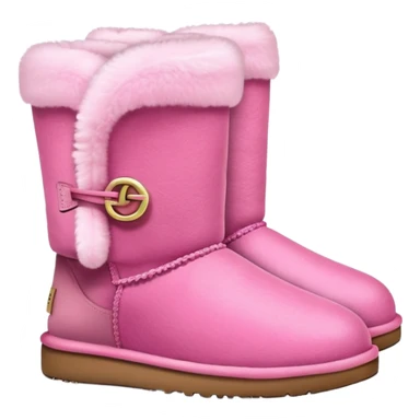 Cute pink Ugg boots  sticker