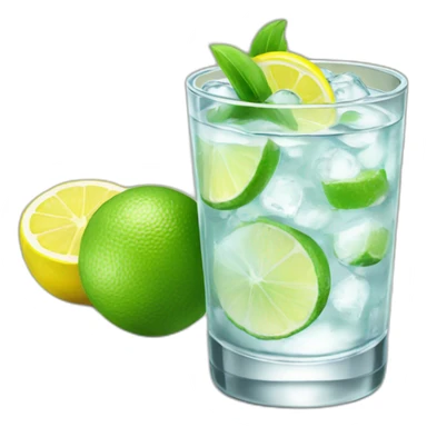 Gin and tonic sticker