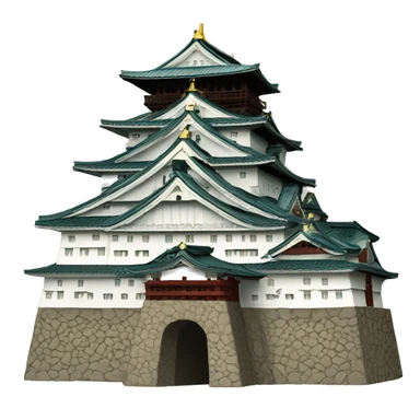 Osaka castle sticker