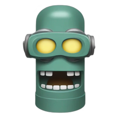 Bender from futurama sticker