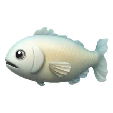 Fish in a cloud sticker