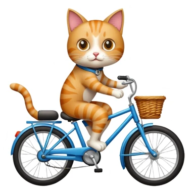 Gatto on a bike sticker