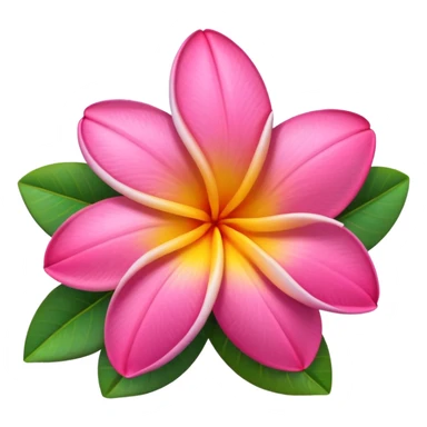 Plumeria sticker