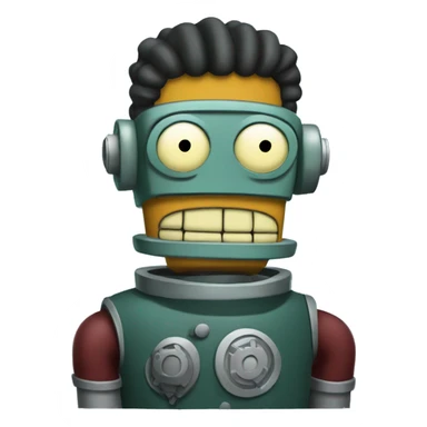 Bender from Futurama sticker