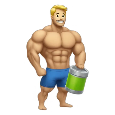 gym supplements sticker