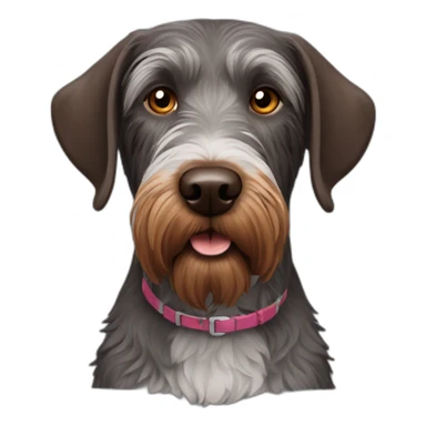 German Wirehaired Pointer dog sticker