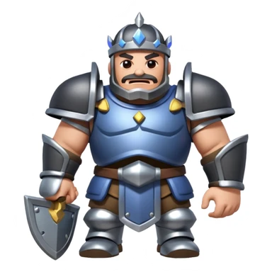 megaknight from clash royale sticker