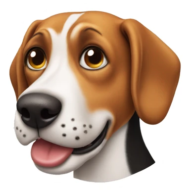 Funny goofy beagle  sticker