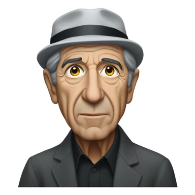 Leonard cohen compassionate sticker