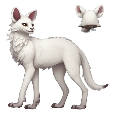 Modern Rare Fantasy Vernid-Trico-species by LiLaiRa, markings, full body sticker