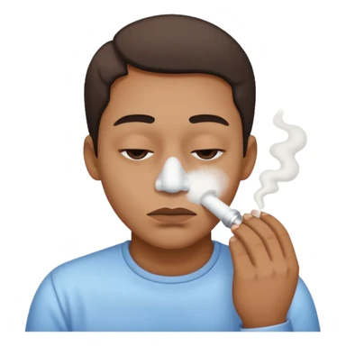 Guy snorting cocaine emoji sticker