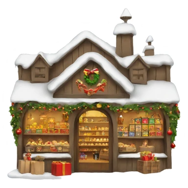 Christmas market sticker