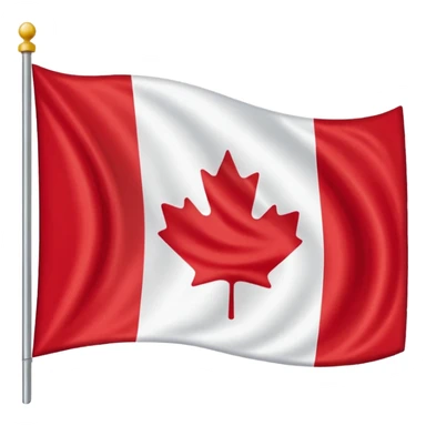 Flag of Canada but with gravity sticker