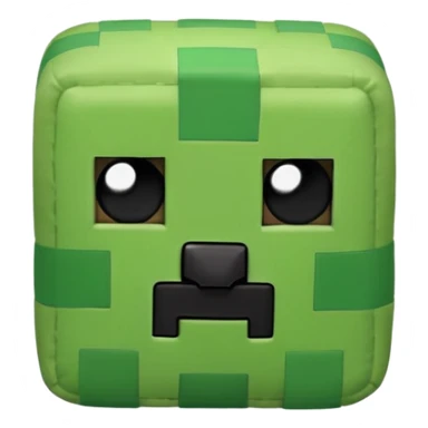 Minecraft creeper plushy cute sticker
