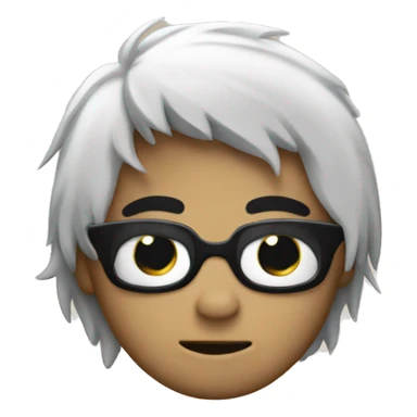 emo emoji with canadian logo sticker