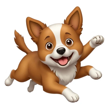 Chien qui vole sticker