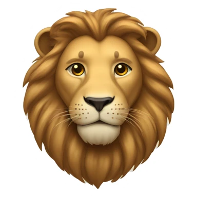 Lion with love sticker
