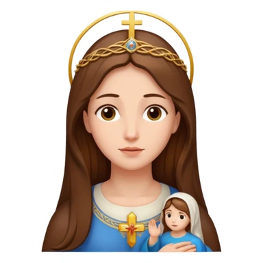 Image of the Mother of God sticker