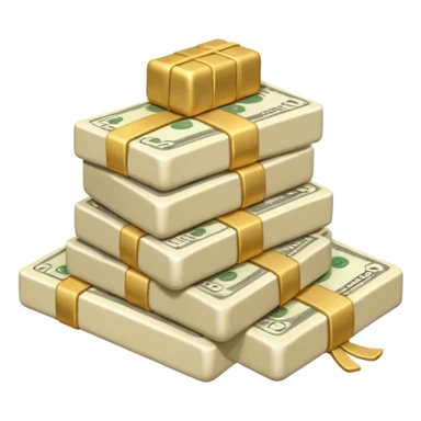 plain ivory money sticker