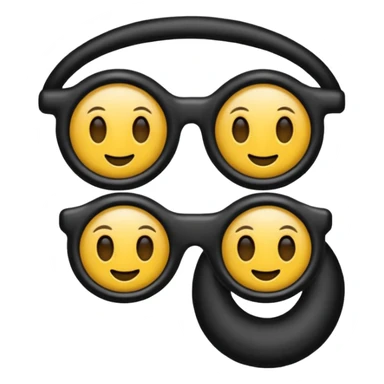 мороженное с черными солнечными очками и монеткой 🪙 орел sticker