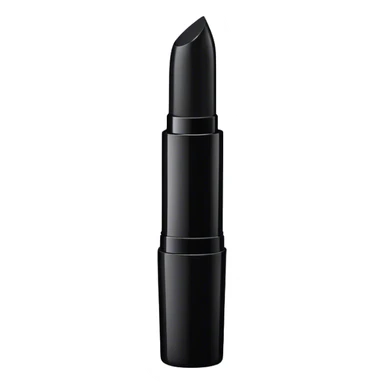 Black lipstick tube sticker