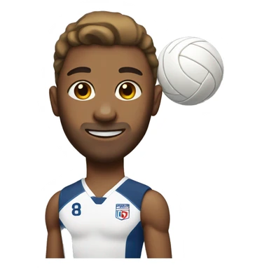 Volleyballplayer sticker