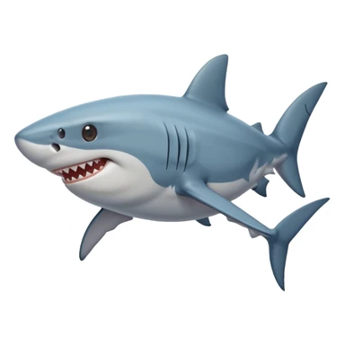 Q el tiburón tenga patas y y q este feliz  sticker