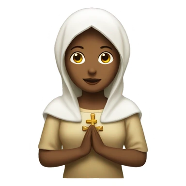 Mary virgin emoji sticker