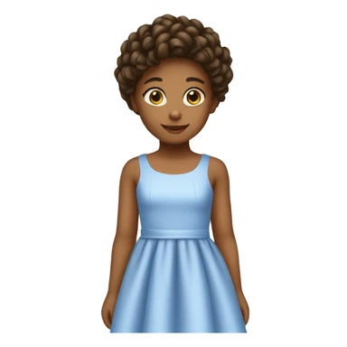 simple dress kids sticker