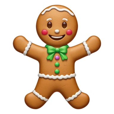 Christmas gingerbread sticker