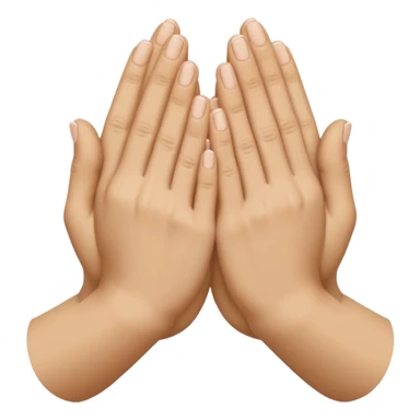 pray hands sticker