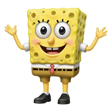 sponge bob squarepants whole body sticker