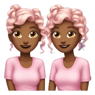 Girly aesthetic emojis sticker