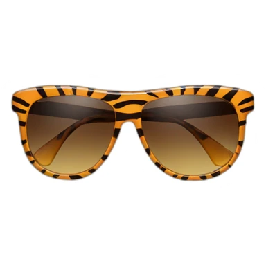 Tiger sunglass sticker