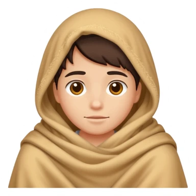 Someone under the blanket sticker