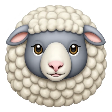 Moon Luna sheep sticker