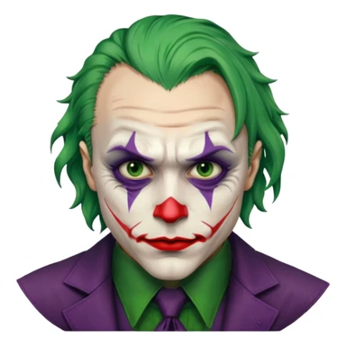scary heath ledger joker sticker