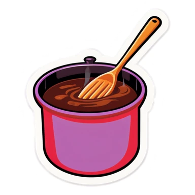 Stirring the pot sticker