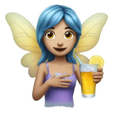 fairy with a vodka  sticker