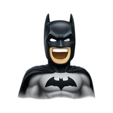 batman excited  sticker