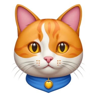 Tricolor cat sticker